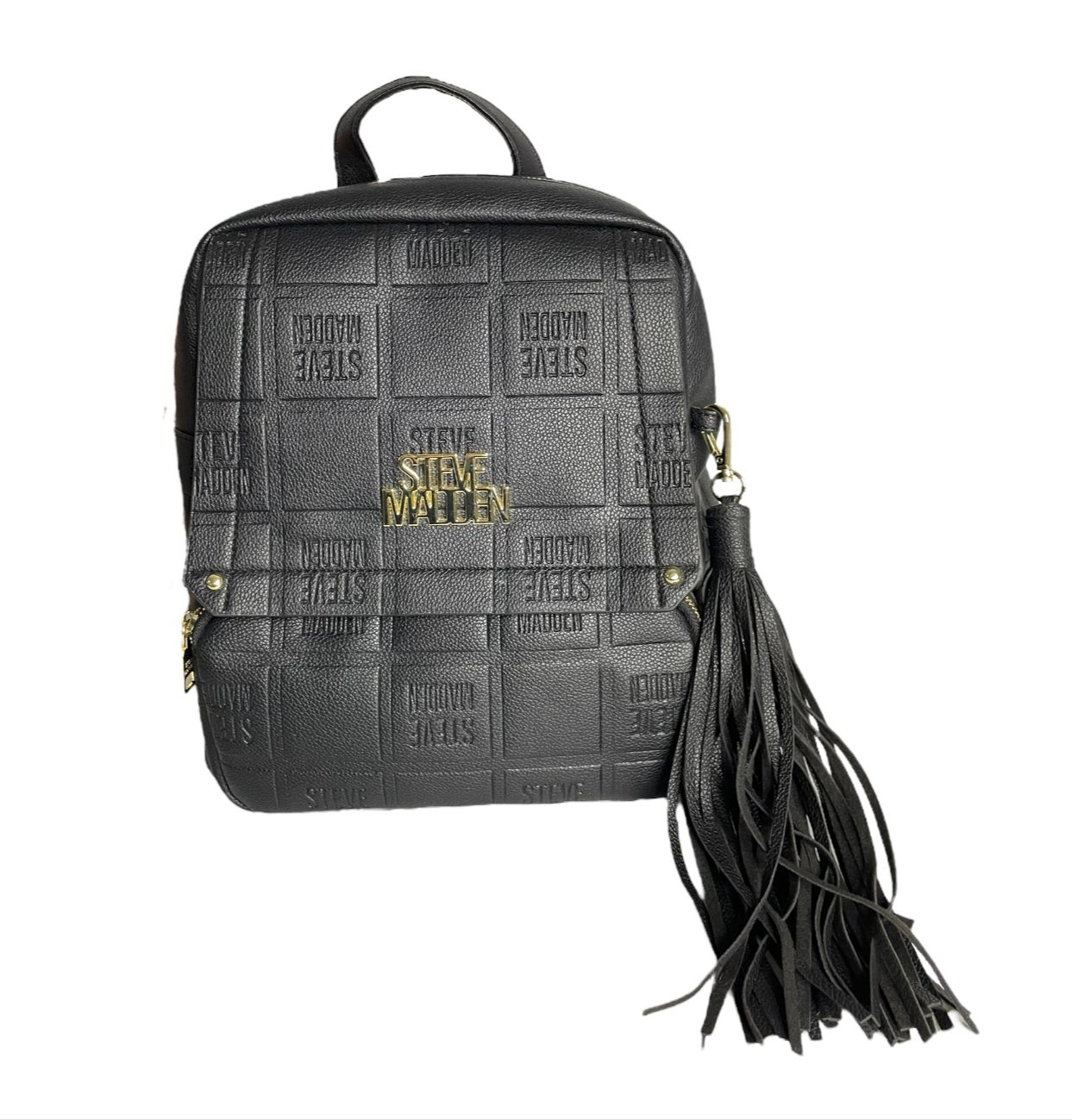 Mochila negra steve madden online